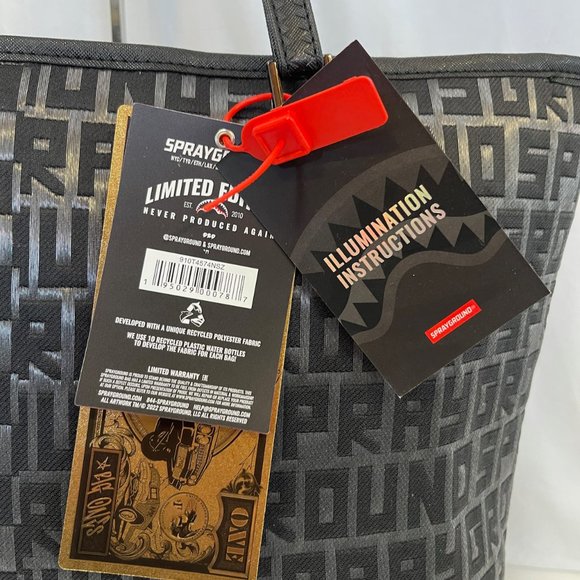 New Sprayground Fiber Optic Lightshow Tote - Picture 7 of 16